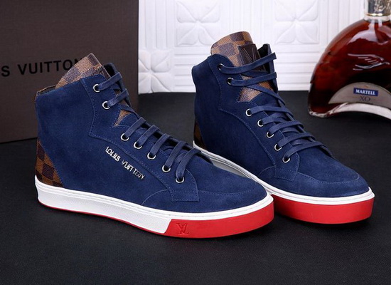 LV High-Top Fashion Men Shoes--058